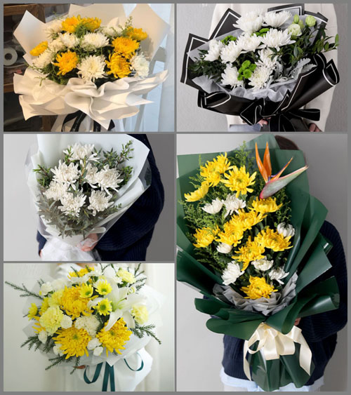 贵州黔东南州凯里市万潮镇格河村白事花束代送